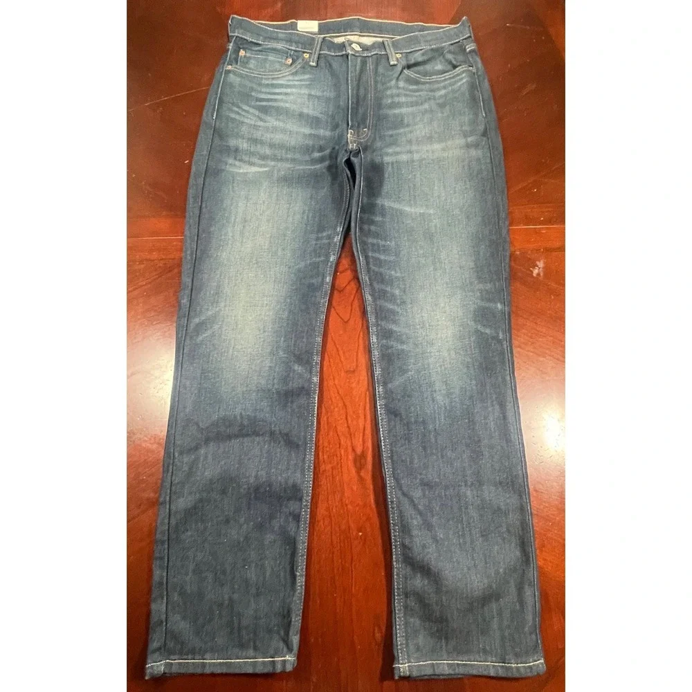Levis 514 Straight Fit Mens Jeans 36x32 Fits 36x31 Nwt Light Acid Wash Blue